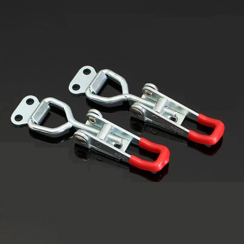 2pcs Toggle Clamp Toolbox Case Metal Toggle Latch Catch Clasp Quick Release Clamp Anti-Slip Push Pull Toggle Clamp Tool
2pcs Toggle Clamp Toolbox Case Metal Toggle Latch Catch Clasp Quick Release Clamp Anti-Slip Push Pull Toggle Clamp Tool