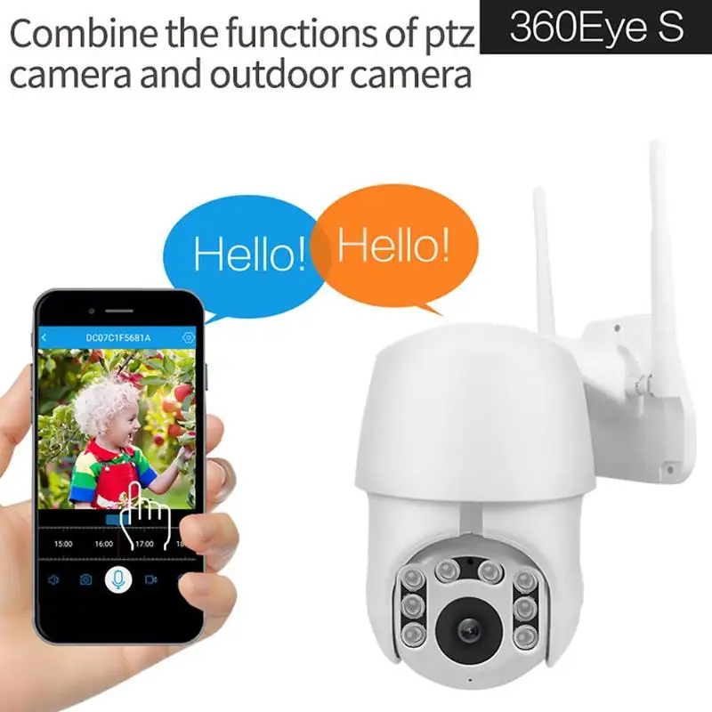 2MP Wireless Wifi IP Camera 1080P PTZ Outdoor Speed Dome Security Camera IP66 Infrared Night Vision Network CCTV Surveillance
2MP Wireless Wifi IP Camera 1080P PTZ Outdoor Speed Dome Security Camera IP66 Infrared Night Vision Network CCTV Surveillance