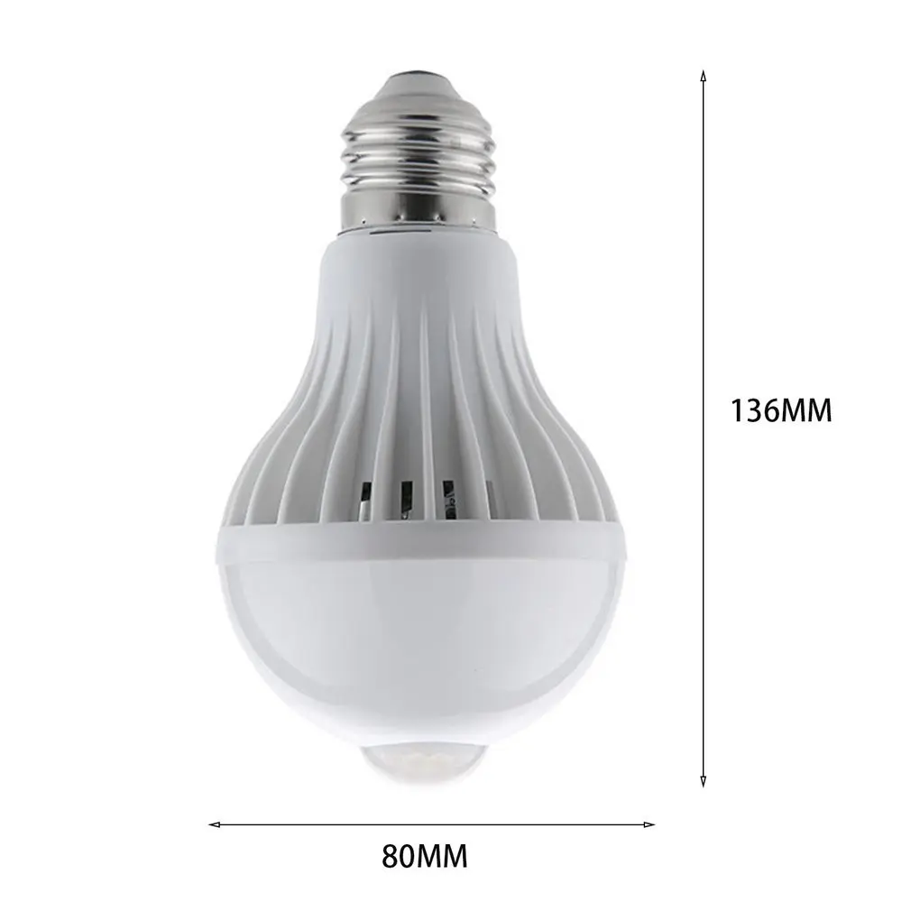 5W 7W 9W E27 Led Light Bulb Infrared Sensor Light Indoor Outdoor Human Induction Energy Saving Lamp Wholesale
5W 7W 9W E27 Led Light Bulb Infrared Sensor Light Indoor Outdoor Human Induction Energy Saving Lamp Wholesale
