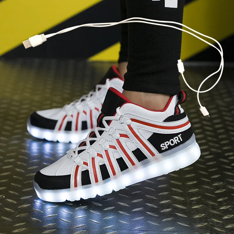 Kids Light up Shoes with wing Children Led Shoes Boys Girls Glowing Luminous Sneakers USB Charging Boy Fashion Shoes 35-45
Kids Light up Shoes with wing Children Led Shoes Boys Girls Glowing Luminous Sneakers USB Charging Boy Fashion Shoes 35-45