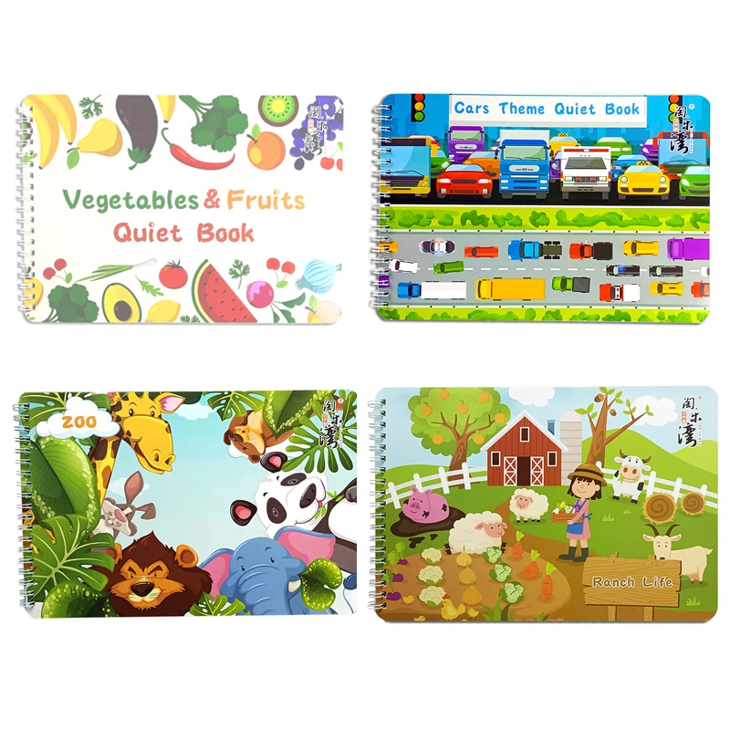 Quiet Busy Book Montessori Toys for Toddler Preschool Activity Binder Busy Board Autism Early Educational Learning Toys For Baby
Quiet Busy Book Montessori Toys for Toddler Preschool Activity Binder Busy Board Autism Early Educational Learning Toys For Baby