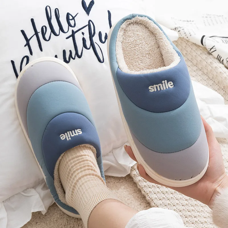 Couple Slippers Mixed Color Warm Plush Soft Winter House Slipper Women Solid Soft Comfortable Indoor Floor Slipper Lady Footwear
Couple Slippers Mixed Color Warm Plush Soft Winter House Slipper Women Solid Soft Comfortable Indoor Floor Slipper Lady Footwear