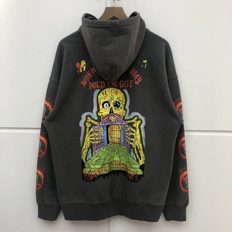 19FW Thick XXXTentacion HOLD THE GATE Kanye West Hoodie Hooded Men Women Embroidery Thick Washed Do Old Kanye West Pullover
19FW Thick XXXTentacion HOLD THE GATE Kanye West Hoodie Hooded Men Women Embroidery Thick Washed Do Old Kanye West Pullover