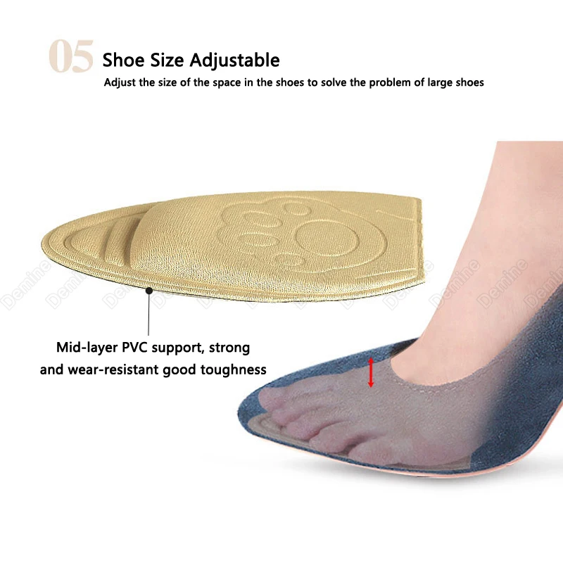 Soft Forefoot Pads for Women High Heels Toe Plug Half Insoles Shoes Inserts Foot Pain Relief Care Anti Slip Shoe Cushion Pad
Soft Forefoot Pads for Women High Heels Toe Plug Half Insoles Shoes Inserts Foot Pain Relief Care Anti Slip Shoe Cushion Pad