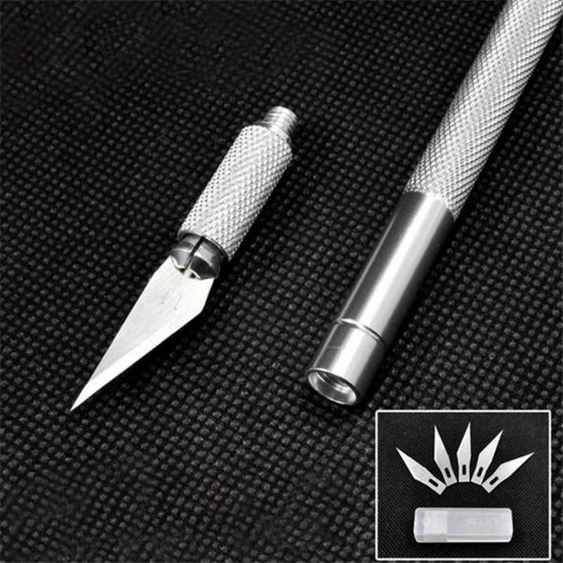 Hot 6pcs Carving Knife sets 1 Carving Pen+5 blades Aluminum Pole Knife Leather Paper cutting knife Carving tool
Hot 6pcs Carving Knife sets 1 Carving Pen+5 blades Aluminum Pole Knife Leather Paper cutting knife Carving tool