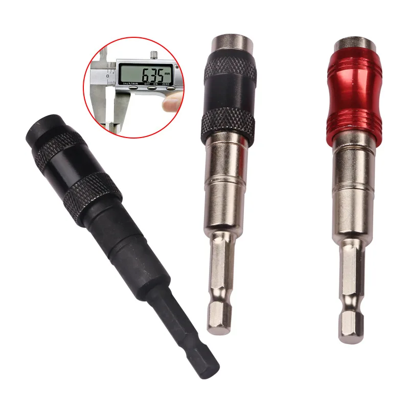 1/4" Magnetic Screw Drill Tip Drill Screw Tool Quick Change Locking Bit Holder Drive Guide Drill Bit Extensions Pivot Drill
1/4" Magnetic Screw Drill Tip Drill Screw Tool Quick Change Locking Bit Holder Drive Guide Drill Bit Extensions Pivot Drill