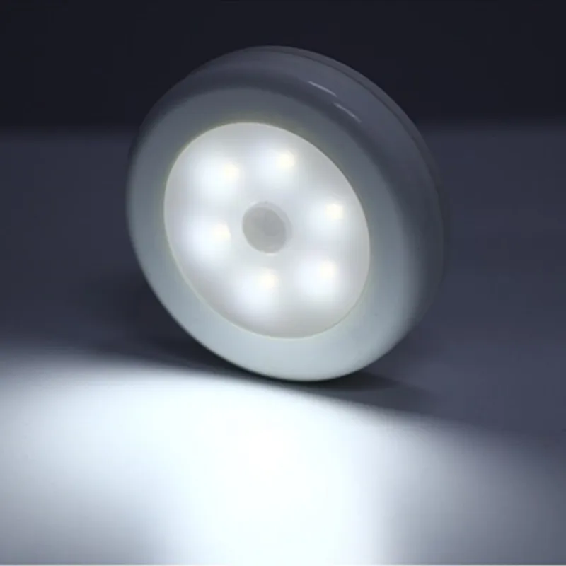 10 pcs 6 LEDs Night Light Infrared PIR Motion Sensor Battery Powered 6 Led Wireless Detector Wall Lamp for Closet Cabinet
10 pcs 6 LEDs Night Light Infrared PIR Motion Sensor Battery Powered 6 Led Wireless Detector Wall Lamp for Closet Cabinet
