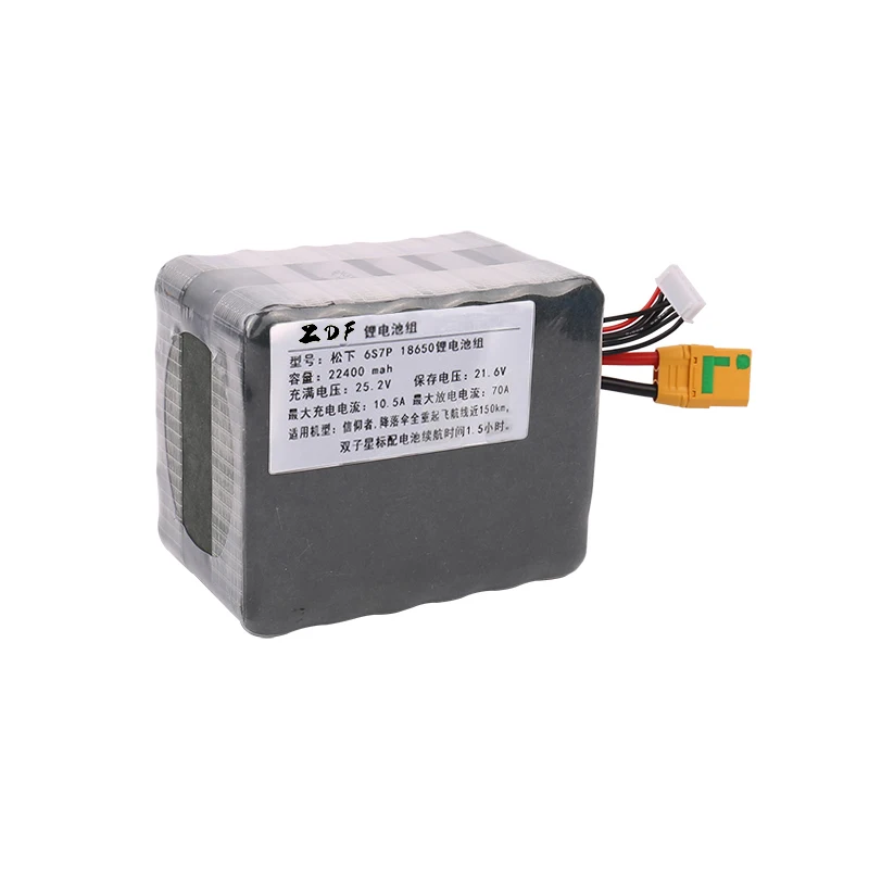 ZDF 6S 22 2 V 22000mah (2240mAh) для RC Surveying UAV Drone долговечный литиевый аккумулятор|Детали и