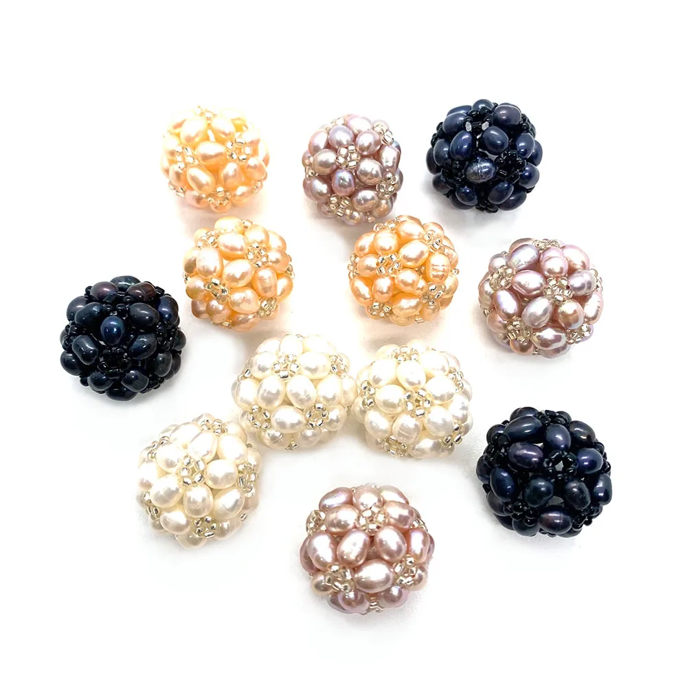 Natural Freshwater Pearl Ball Pendant Colorful Baroque Pearl Ladies Jewelry Making Accessories DIY Necklace Earring Charm Gift
Natural Freshwater Pearl Ball Pendant Colorful Baroque Pearl Ladies Jewelry Making Accessories DIY Necklace Earring Charm Gift
