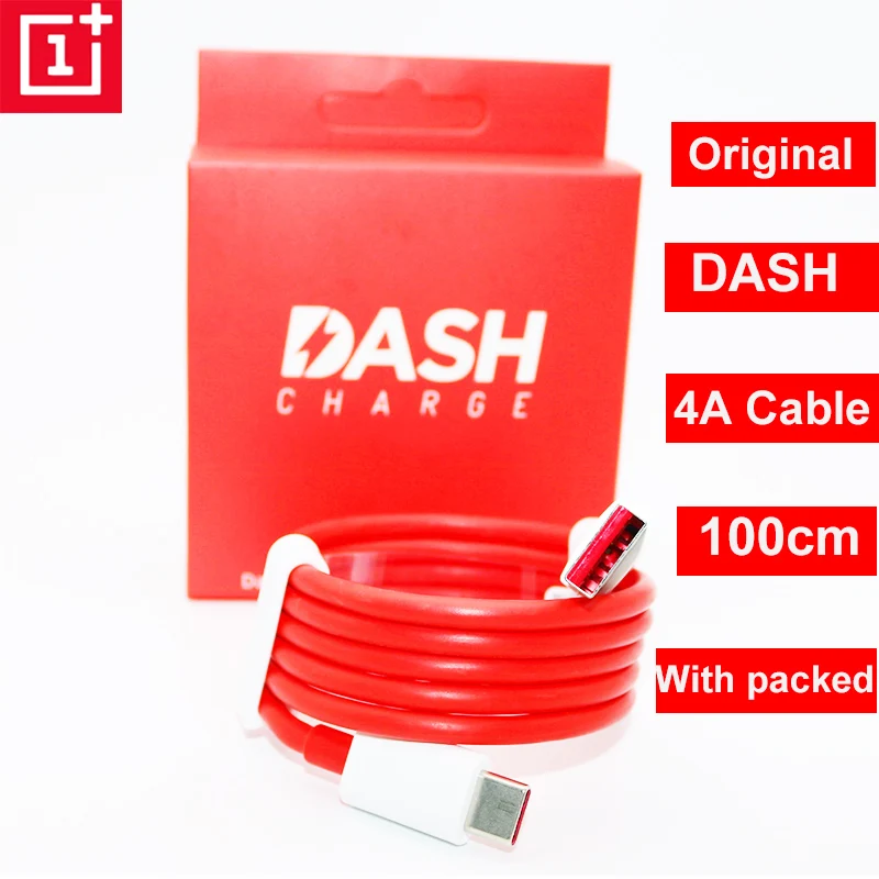 Original OnePlus Dash Cable USB 3.1 Type C Quick Fast Charger For One Plus 8 7 7t Pro 6t 6 5t 5 Five T Six 100cm | Мобильные