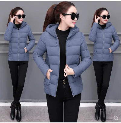 Winter new style female fashion hooded student slim down padded jacket thickened short winter jacket coat padded coat
Winter new style female fashion hooded student slim down padded jacket thickened short winter jacket coat padded coat