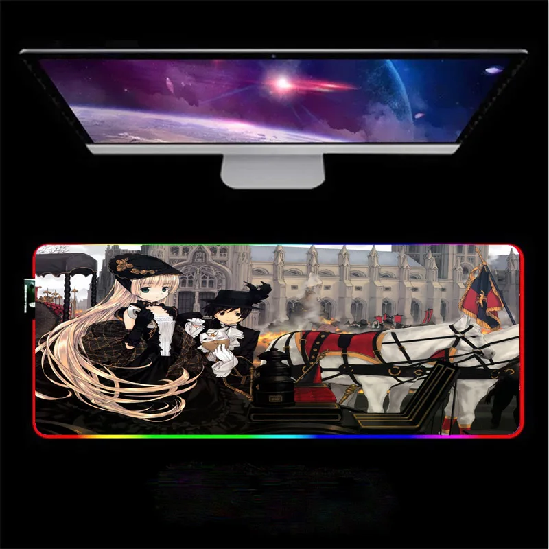 Large mousepad RGB 40x90xcm anime led luminous office computer keyboard desk mat carpet floor mats waterproof home XXL
Large mousepad RGB 40x90xcm anime led luminous office computer keyboard desk mat carpet floor mats waterproof home XXL