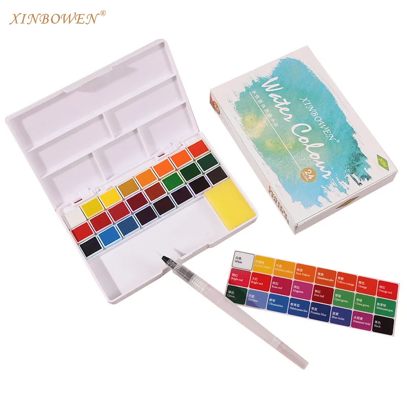 12/24/36/48 Colors Solid Watercolor Pigment Set Drawing Painting For Beginners Students Professionals Art Supplies
12/24/36/48 Colors Solid Watercolor Pigment Set Drawing Painting For Beginners Students Professionals Art Supplies