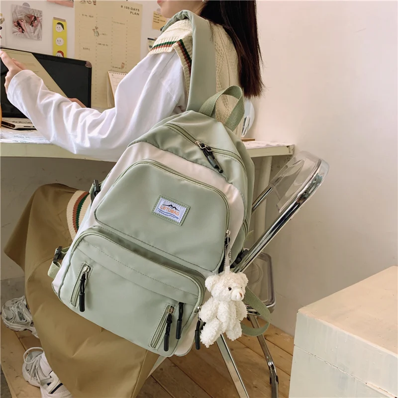 Рюкзак женский с несколькими карманами, дизайнерский Водонепроницаемый ранец в стиле Харадзюку, вместительные школьные портфели для девоч...
Рюкзак женский с несколькими карманами, дизайнерский Водонепроницаемый ранец в стиле Харадзюку, вместительные школьные портфели для девоч...