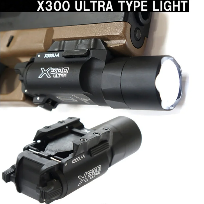 Тактический X300 Ultra Gun Flash light X300U светильник Softair flashlight, военные охотничьи Armas Глок для страйкбола светильник
Тактический X300 Ultra Gun Flash light X300U светильник Softair flashlight, военные охотничьи Armas Глок для страйкбола светильник