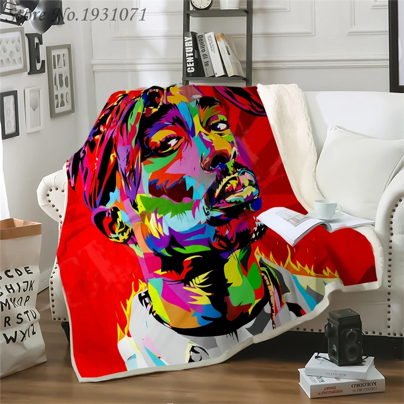 NEW Rapper Hip Hop 2PAC 3D Printed Fleece Blanket for Beds Thick Quilt Fashion Bedspread Sherpa Throw Blanket Adults Kids 01
NEW Rapper Hip Hop 2PAC 3D Printed Fleece Blanket for Beds Thick Quilt Fashion Bedspread Sherpa Throw Blanket Adults Kids 01