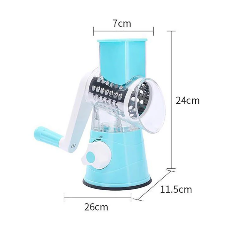 3 In 1 Multifunctional Manual Vegetable Cutter Round Mandoline Slicer Simple Potato Slicer Vegetable Spiralizer Kitchen Gadgets
3 In 1 Multifunctional Manual Vegetable Cutter Round Mandoline Slicer Simple Potato Slicer Vegetable Spiralizer Kitchen Gadgets