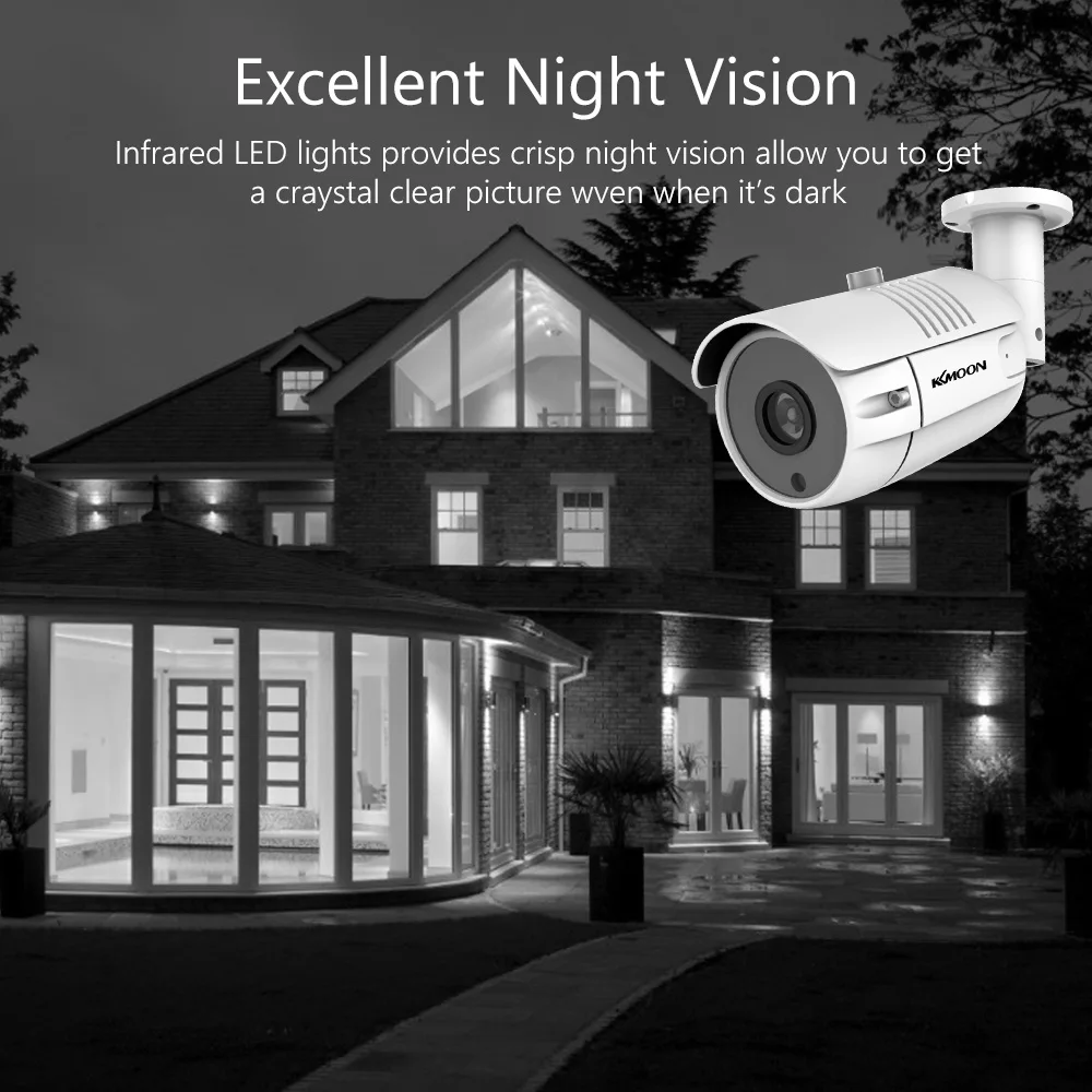 Аналоговая камера видеонаблюдения HD 1080P 2 Мп с ночным видением | Безопасность и