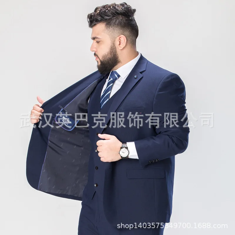 Plus-size suit male fatty career dress stretch suit the best man I dress the groom's wedding dress
Plus-size suit male fatty career dress stretch suit the best man I dress the groom's wedding dress