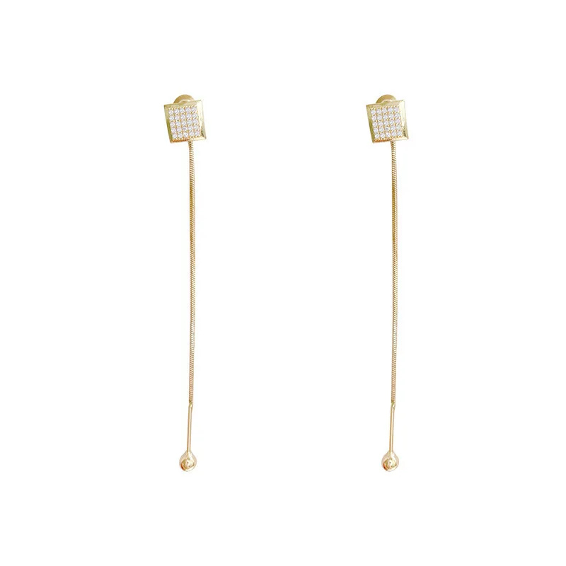 Korean style long tassel earrings new fashion earrings wild fashion elegant exquisite Trend 2020 New earrings earrings women 
Korean style long tassel earrings new fashion earrings wild fashion elegant exquisite Trend 2020 New earrings earrings women