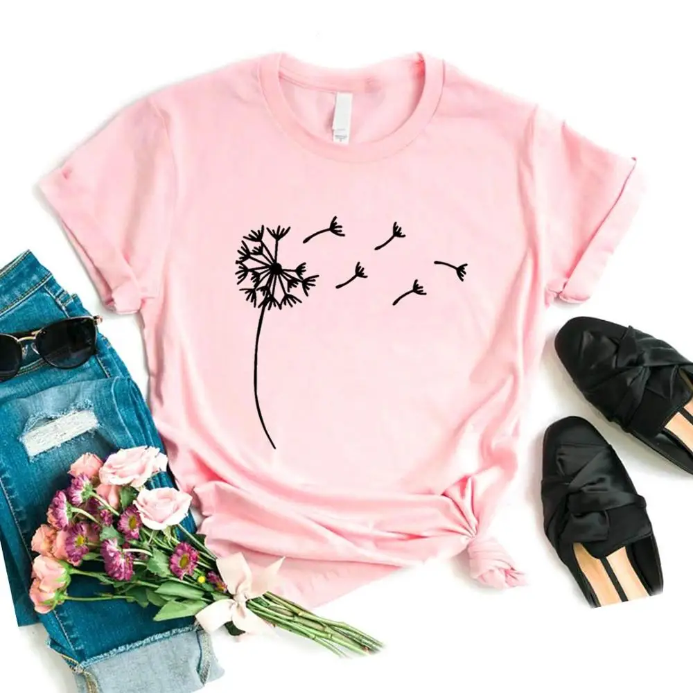 Wildflower Dandelion Print Women tshirt Cotton Casual Funny t shirt Gift For Lady Yong Girl Top Tee
Wildflower Dandelion Print Women tshirt Cotton Casual Funny t shirt Gift For Lady Yong Girl Top Tee