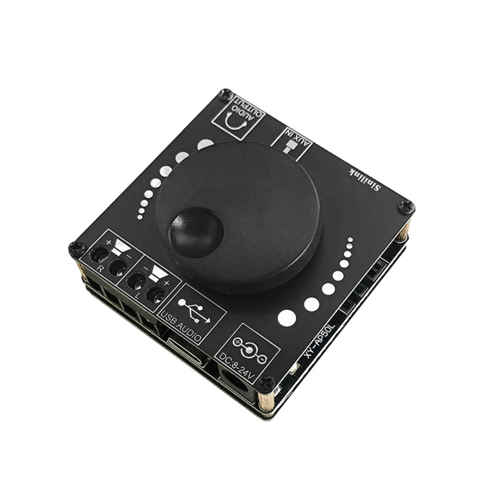 XY-AP50L 2x50W Dual Channel Speaker Digital HIFI Audio Power Amplifier Board 3.5mm AUX Audio Stereo Bluetooth-compatible 5.0 Amp
XY-AP50L 2x50W Dual Channel Speaker Digital HIFI Audio Power Amplifier Board 3.5mm AUX Audio Stereo Bluetooth-compatible 5.0 Amp