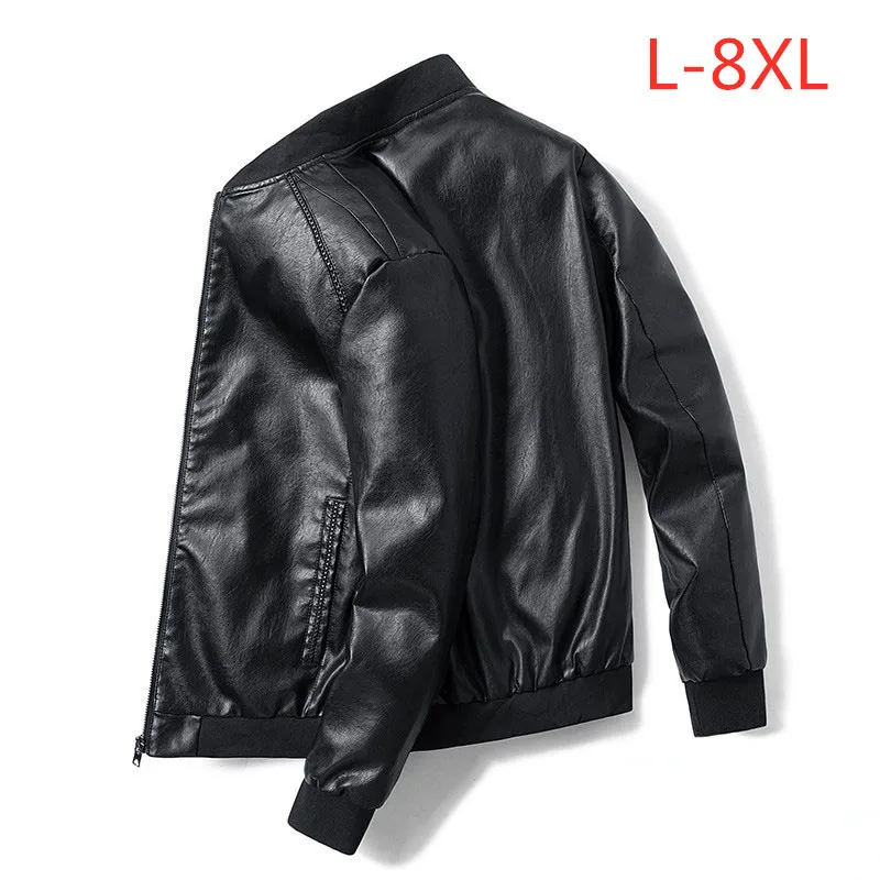 2022 Spring Autumn Mens Leather Jackets 8XL Men's Pu Jackets Coat Winter Add Velvet Male Motorcycle Coats For Man Y48
2022 Spring Autumn Mens Leather Jackets 8XL Men's Pu Jackets Coat Winter Add Velvet Male Motorcycle Coats For Man Y48