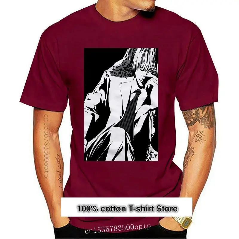 Camiseta de la SERIE LIGHT YAGAMI, ANIME, MANGA, SERIE de culto, SERIE KULT, Japón, KIRA, nueva 
Camiseta de la SERIE LIGHT YAGAMI, ANIME, MANGA, SERIE de culto, SERIE KULT, Japón, KIRA, nueva