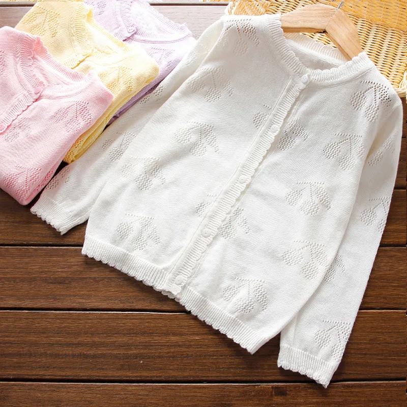Summer Girls Hollow Out Knit Cardigan Long Sleeve Knitwear Outerwear Jacket 90-140cm BB133
Summer Girls Hollow Out Knit Cardigan Long Sleeve Knitwear Outerwear Jacket 90-140cm BB133