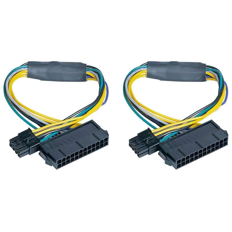 2 PCS 24 Pin to 8 Pin ATX PSU Power Supply Adapter Cable for DELL Optiplex 3020 7020 9020 Precision T1700 12-Inch(30cm)
2 PCS 24 Pin to 8 Pin ATX PSU Power Supply Adapter Cable for DELL Optiplex 3020 7020 9020 Precision T1700 12-Inch(30cm)