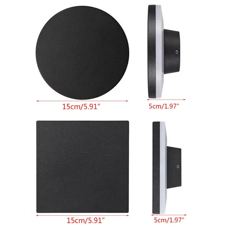 AC85-265V Outdoor LED Wall Lamp with IP65 Waterproof for Garden Decorative Porch Hallway Decorative Light Bathroom Bright Warm L
AC85-265V Outdoor LED Wall Lamp with IP65 Waterproof for Garden Decorative Porch Hallway Decorative Light Bathroom Bright Warm L