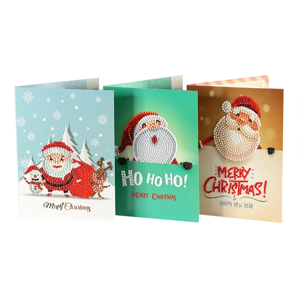 4PCS Christmas Card Cartoon Greeting Cards 5D Diamond Painting Christmas Cards Diamond Embroidery Paper DIY Greeting Postcards
4PCS Christmas Card Cartoon Greeting Cards 5D Diamond Painting Christmas Cards Diamond Embroidery Paper DIY Greeting Postcards