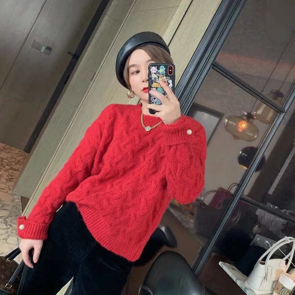 Sweater women 2021 new fall winter lazy style net red pullover bottoming shirt women wear loose
Sweater women 2021 new fall winter lazy style net red pullover bottoming shirt women wear loose