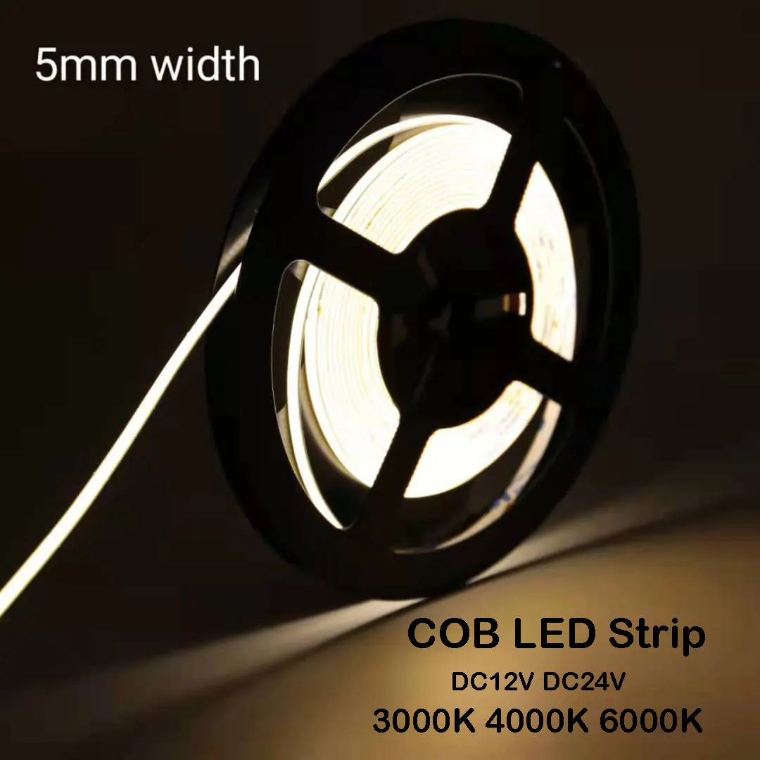 5MM super slim 480LED cob led strip flexible high density no linear
5MM super slim 480LED cob led strip flexible high density no linear