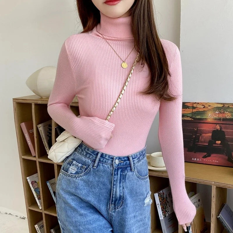 Женский облегающий свитер-водолазка, универсальный вязаный пуловер фиолетового цвета на осень и зиму
Женский облегающий свитер-водолазка, универсальный вязаный пуловер фиолетового цвета на осень и зиму