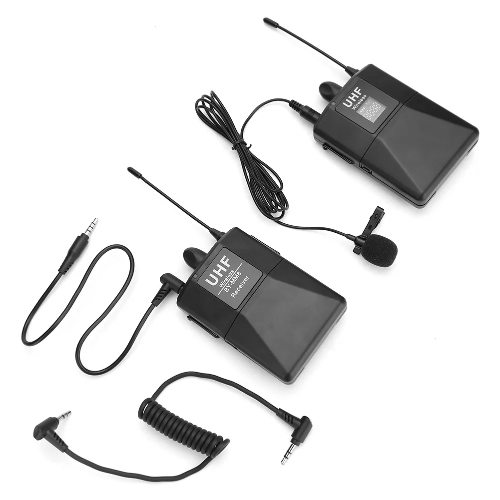 Camcorder Chatting Gaming Podcast Recording 20-Channel UHF Wireless Lapel Microphone System for Phone DSLR Camera
Camcorder Chatting Gaming Podcast Recording 20-Channel UHF Wireless Lapel Microphone System for Phone DSLR Camera