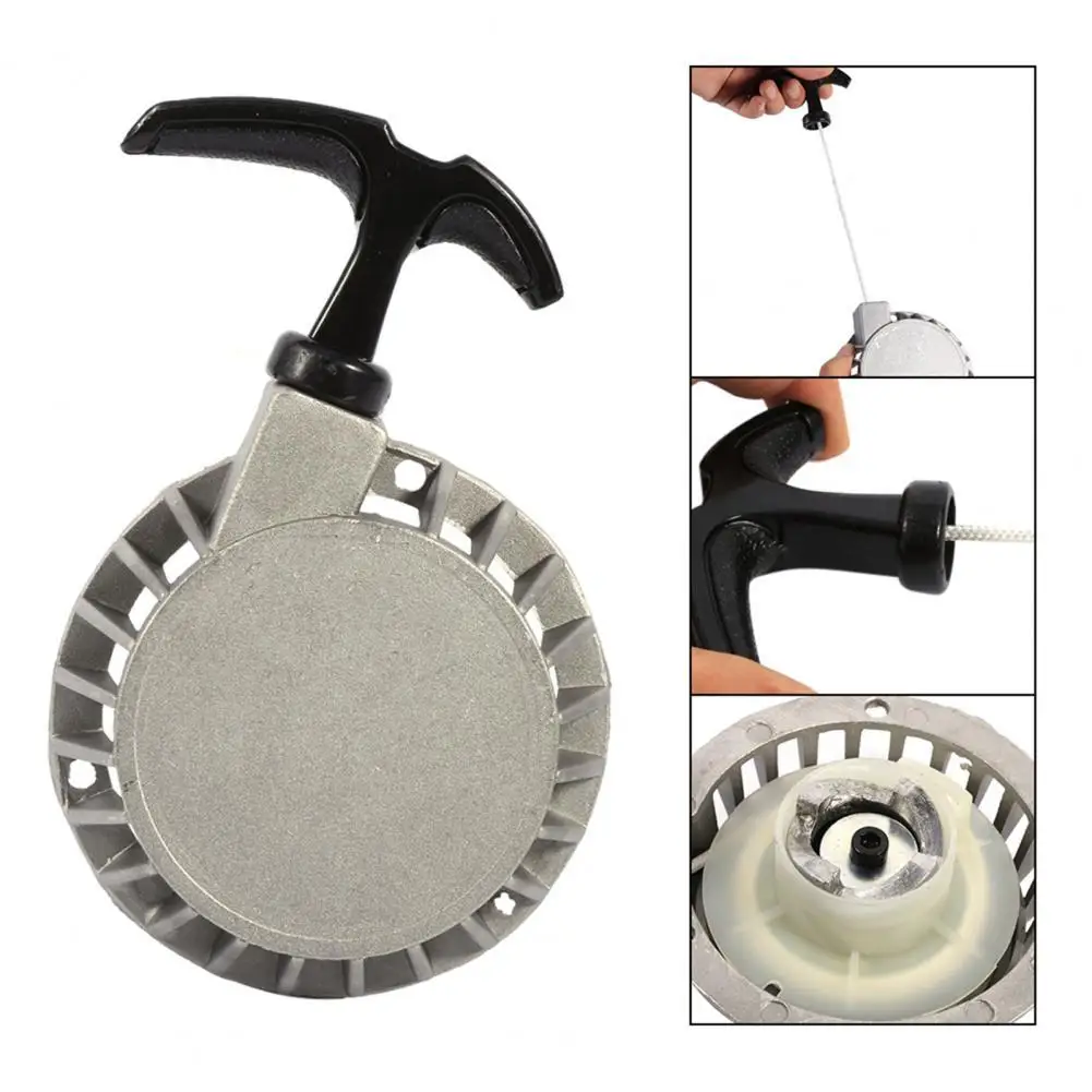 Pull Start Starter High Performance Modification Accessories Silver Color Aluminium Engine Pull Starter for Scooter
Pull Start Starter High Performance Modification Accessories Silver Color Aluminium Engine Pull Starter for Scooter