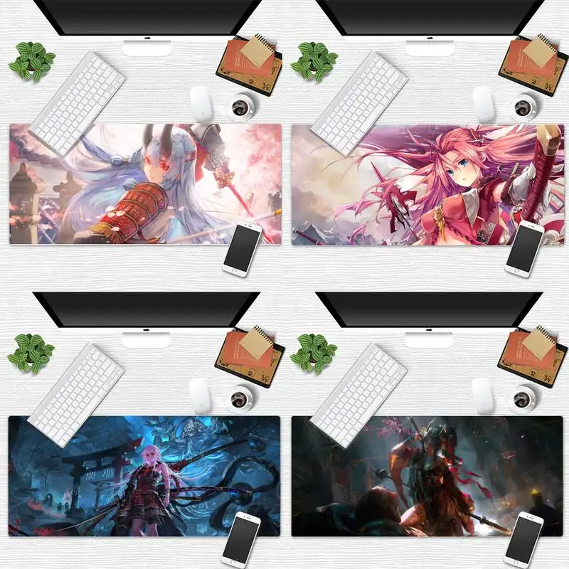 Samurai Cool Girl Office Mice Gamer Soft Mousepad Desk Table Protect Gamer Work Large Mouse pad mats Non-slip Laptop Cushion 
Samurai Cool Girl Office Mice Gamer Soft Mousepad Desk Table Protect Gamer Work Large Mouse pad mats Non-slip Laptop Cushion