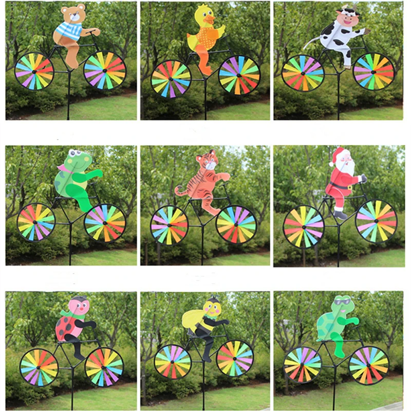 DIY Windmill Animal Bicycle Wind Spinner Whirligig Garden Lawn Decorative Gadgets Kids Outdoor Toys Rabbit Bee Tiger on Bike
DIY Windmill Animal Bicycle Wind Spinner Whirligig Garden Lawn Decorative Gadgets Kids Outdoor Toys Rabbit Bee Tiger on Bike