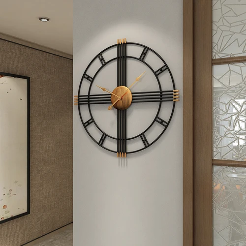 50/60/80cm Simple wall clock European style wrought iron living room clocks creative fashion mute home modern decorative clock
50/60/80cm Simple wall clock European style wrought iron living room clocks creative fashion mute home modern decorative clock