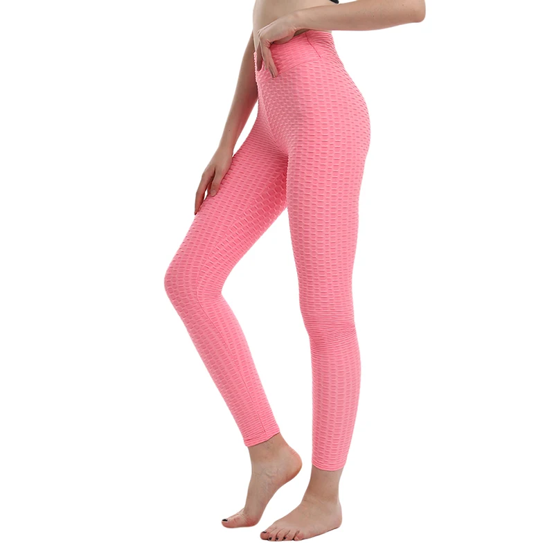 2021 Women's Sportswear Pink Fitness Yoga Pants Gym Exercise Sport Clothes High Waist Skinny Yoga Pants Running Pants for Female
2021 Women's Sportswear Pink Fitness Yoga Pants Gym Exercise Sport Clothes High Waist Skinny Yoga Pants Running Pants for Female
