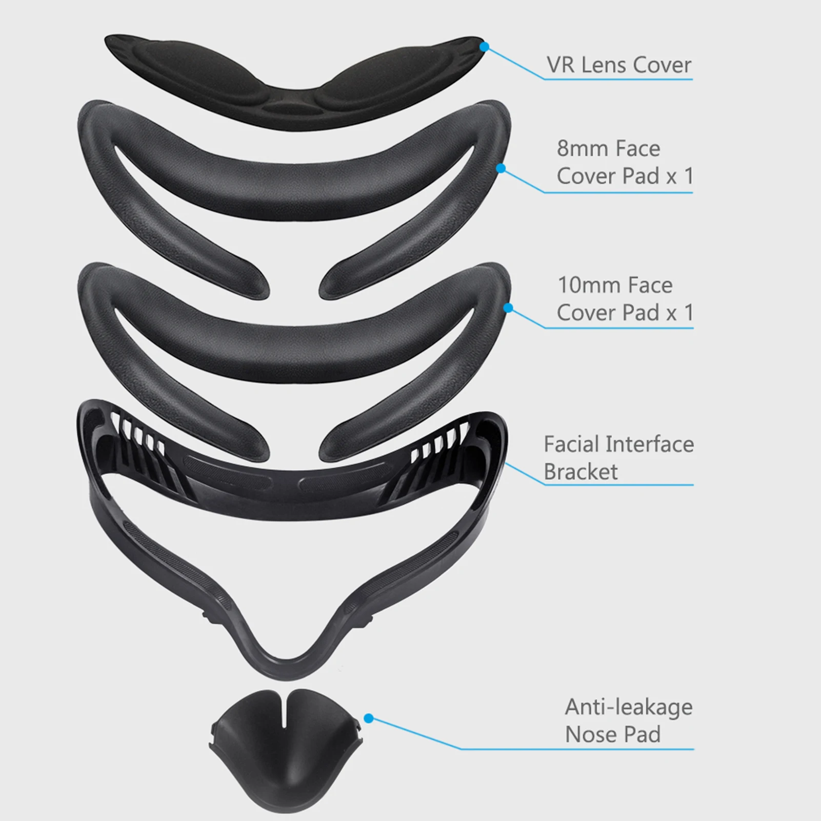 Vr Accessories Eye Mask Cover For Oculus Quest 2 VR Glasses Light Blocking Soft PU Leather Face Eye Cover Pad With VR Lens Cover
Vr Accessories Eye Mask Cover For Oculus Quest 2 VR Glasses Light Blocking Soft PU Leather Face Eye Cover Pad With VR Lens Cover