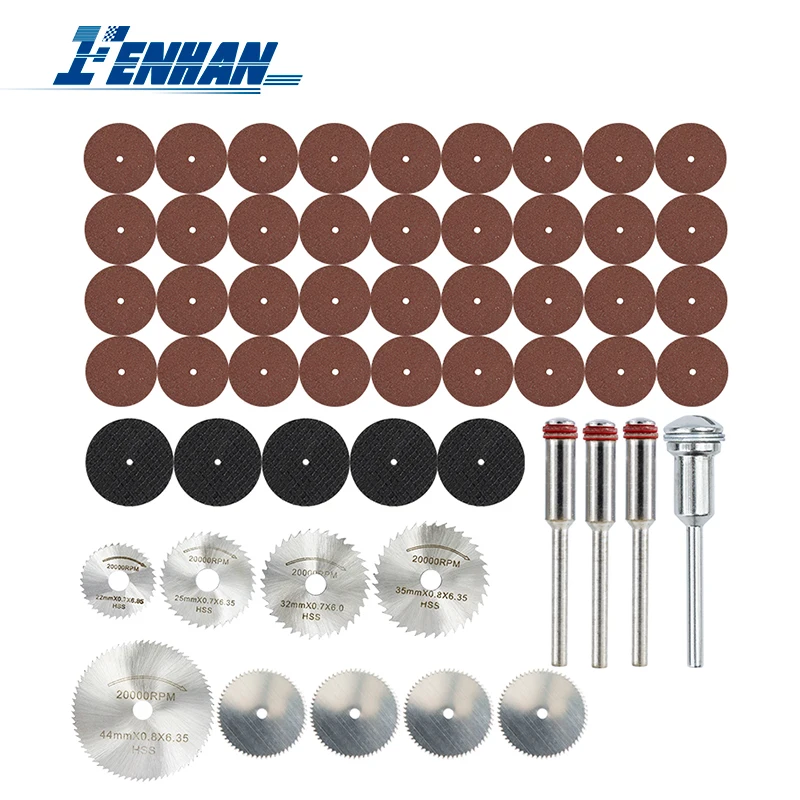 Metal Cutting Tools Set 55pcs Metal Cut off Disc Resin Wheel Disc HSS Stainless Steel Saw Blade Rotary Circular Saw Blade
Metal Cutting Tools Set 55pcs Metal Cut off Disc Resin Wheel Disc HSS Stainless Steel Saw Blade Rotary Circular Saw Blade
