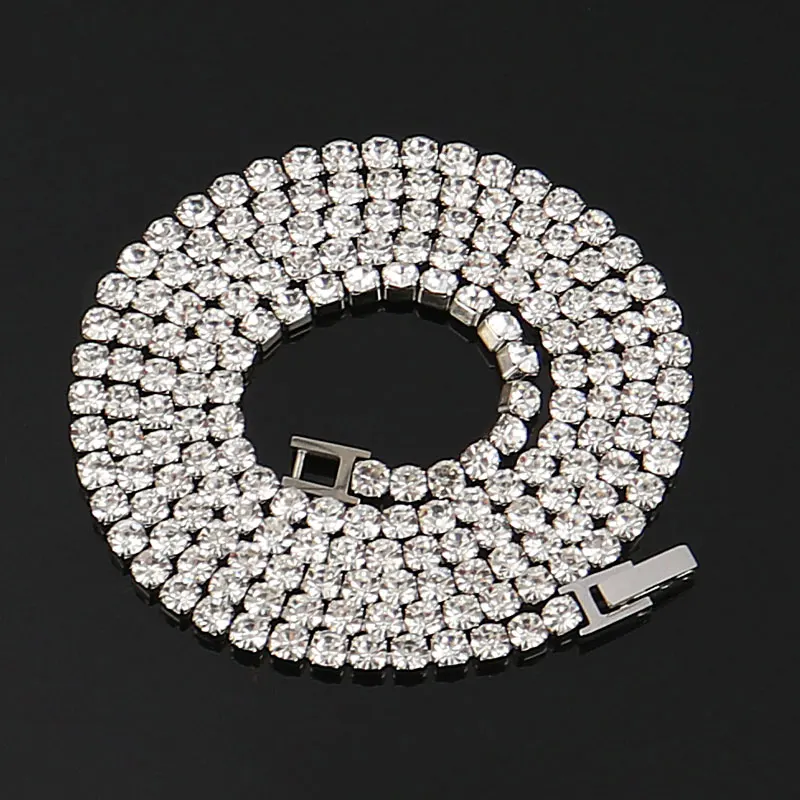 Stainless Steel Bracelet 4mm Tennis Chain Men's Hip Hop Bracelet Crystal Zircon Bracelets For Women Gothic Jewelry Bracelet
Stainless Steel Bracelet 4mm Tennis Chain Men's Hip Hop Bracelet Crystal Zircon Bracelets For Women Gothic Jewelry Bracelet