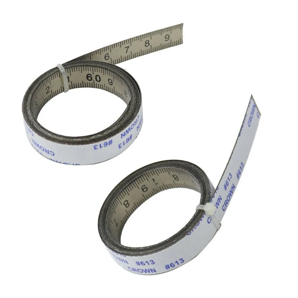 2pcs 1m Stainless Steel Miter Track Tape Measure Metric Scale Ruler Rust-Proof Durable And Wear-Resistan Ruler
2pcs 1m Stainless Steel Miter Track Tape Measure Metric Scale Ruler Rust-Proof Durable And Wear-Resistan Ruler