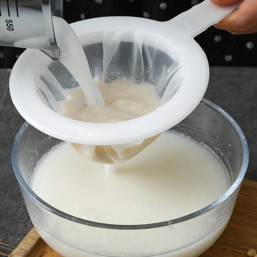100/200/400 Mesh Kitchen Ultra-fine Mesh Strainer Kitchen Nylon Mesh Filter Spoon For Suitable For Soy Milk Coffee Milk Yogurt
100/200/400 Mesh Kitchen Ultra-fine Mesh Strainer Kitchen Nylon Mesh Filter Spoon For Suitable For Soy Milk Coffee Milk Yogurt