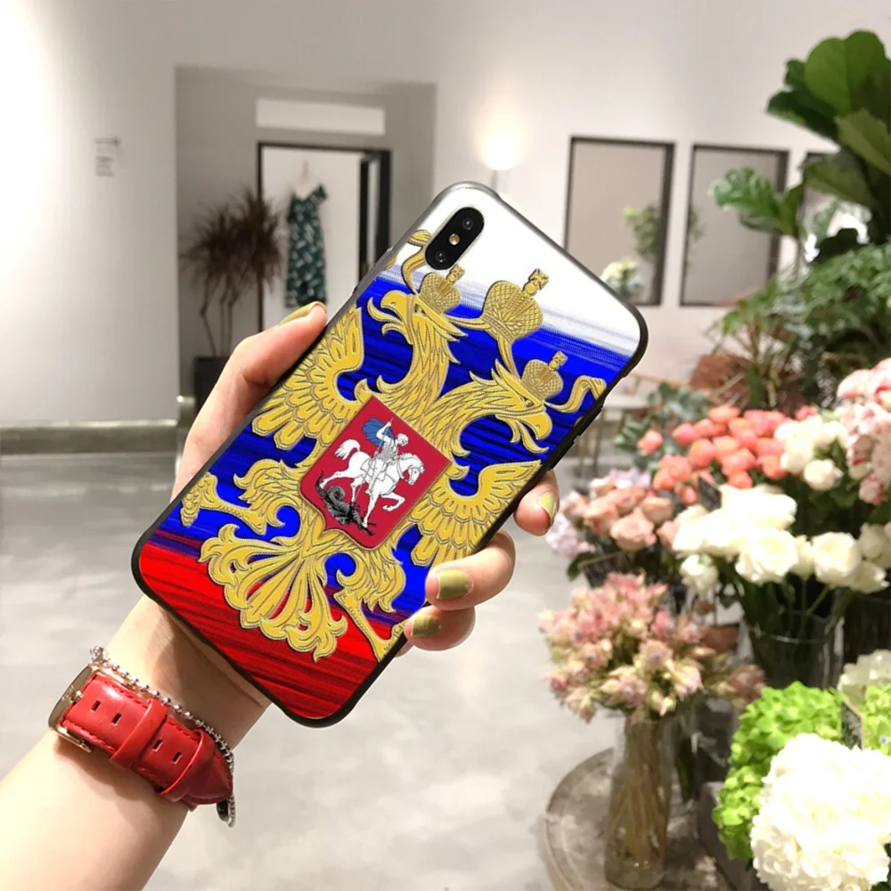 NBDRUICAI Russia Flag national emblem Phone Case Cover for iPhone 11 pro XS MAX 8 7 6 6S Plus X 5S SE XR Black case
NBDRUICAI Russia Flag national emblem Phone Case Cover for iPhone 11 pro XS MAX 8 7 6 6S Plus X 5S SE XR Black case