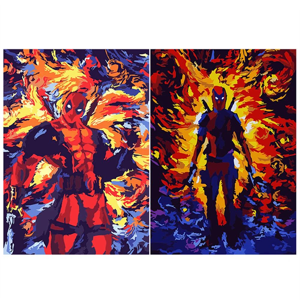 Deadpool DIY Oil Painting By Numbers for Adults Kids Marvel Comics Picture Draw Color Acrylic Paint By Number On Canvas Decor
Deadpool DIY Oil Painting By Numbers for Adults Kids Marvel Comics Picture Draw Color Acrylic Paint By Number On Canvas Decor