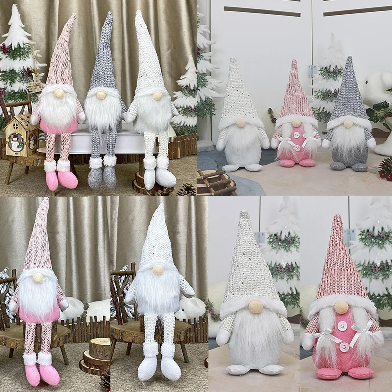 Christmas Dolls Pink White Faceless Doll Merry Christmas Gifts New Year Christmas Decorations for Home Xmas Decor Noel
Christmas Dolls Pink White Faceless Doll Merry Christmas Gifts New Year Christmas Decorations for Home Xmas Decor Noel