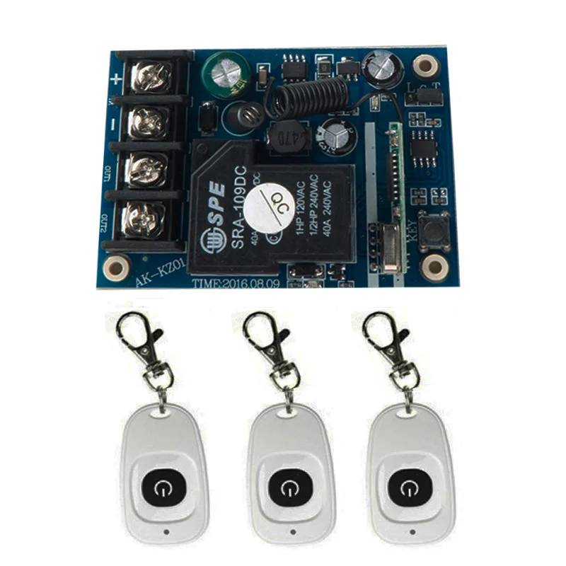 DC12V 24V 36V 48V 1CH Беспроводной переключатель системы дистанционного управления приемник & 3 шт. нажатием одной кнопки водонепроницаемый пульт ди...
DC12V 24V 36V 48V 1CH Беспроводной переключатель системы дистанционного управления приемник & 3 шт. нажатием одной кнопки водонепроницаемый пульт ди...